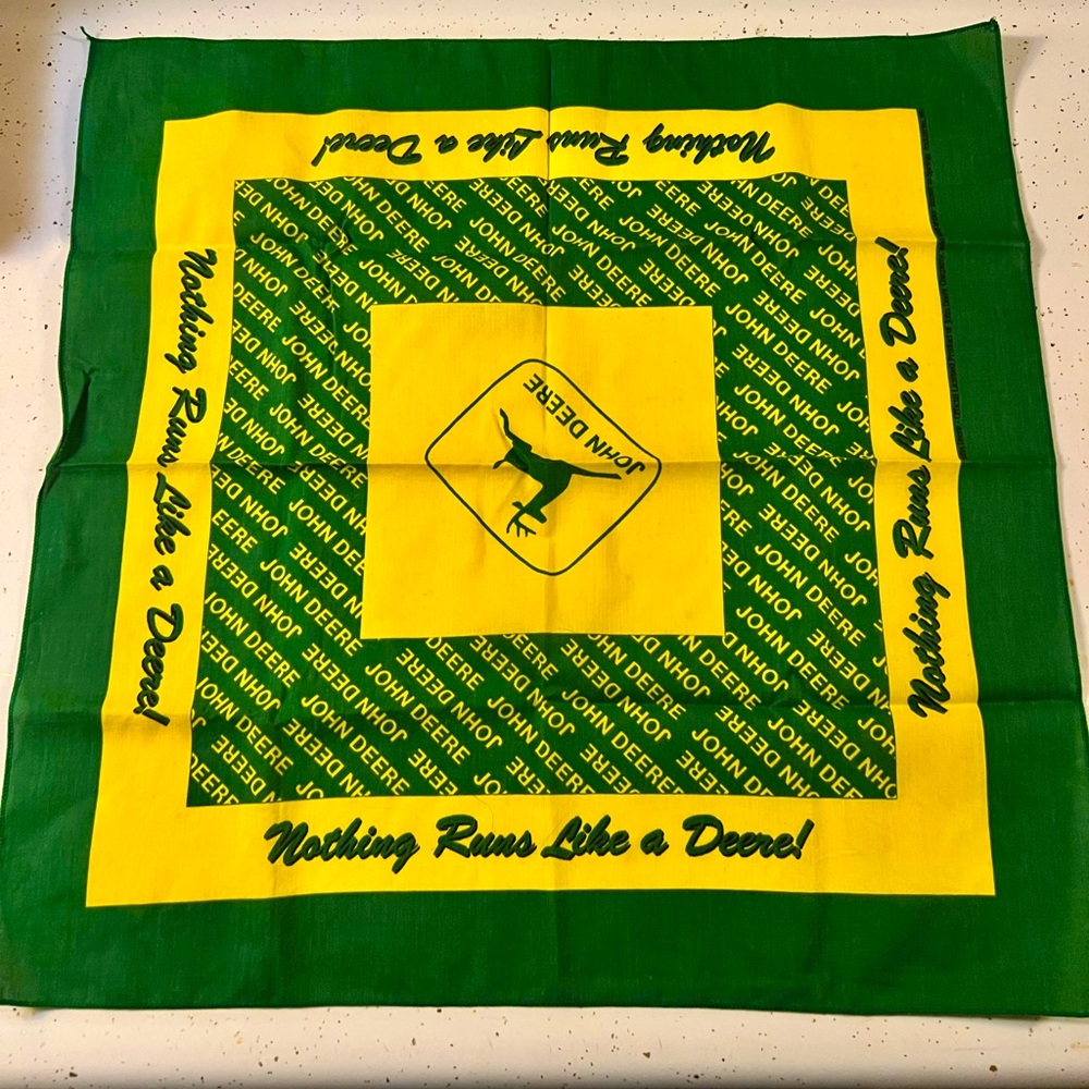 John Deere Green and Yellow Bandana 🦌